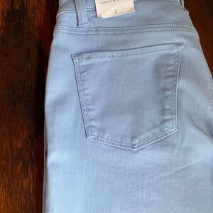 NEW Talbots Size 4 Sky Blue Ankle Jeans